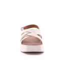 BUENO Sandalo con zeppa donna BUENO Y5904 CREMA Offerte