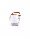 BUENO Sandalo con tacco basso donna BUENO Y3405 MULTI BIANCO Vendita Economica