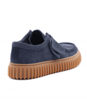 CLARKS Scarpa casual uomo CLARKS TORHILL LO NAVY SDE in camoscio Online