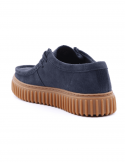 CLARKS Scarpa casual uomo CLARKS TORHILL LO NAVY SDE in camoscio Online