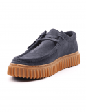 CLARKS Scarpa casual uomo CLARKS TORHILL LO NAVY SDE in camoscio Online