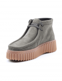 CLARKS Polacco donna CLARKS TORHILL MOSS DKRGREEN in pelle nabuck In Linea