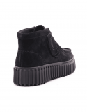 CLARKS Polacco donna CLARKS TORHILL MOSS BLK SDE in pelle nabuck Nuovo