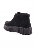 CLARKS Polacco donna CLARKS TORHILL MOSS BLK SDE in pelle nabuck Nuovo
