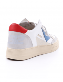4B12 Sneakers uomo QUATTROBARRADODICI KYLE 753 in pelle bianca In Vendita
