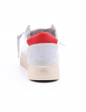 4B12 Sneakers uomo QUATTROBARRADODICI KYLE 753 in pelle bianca In Vendita