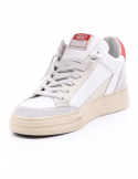4B12 Sneakers uomo QUATTROBARRADODICI KYLE 753 in pelle bianca In Vendita