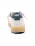 4B12 Sneakers uomo QUATTROBARRADODICI HYPER 924 in pelle bianca Hotsell