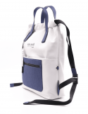 PEPEMOLL Borsa zaino donna PEPEMOLL 241441 BLANCO/NAVY in ecopelle Moda