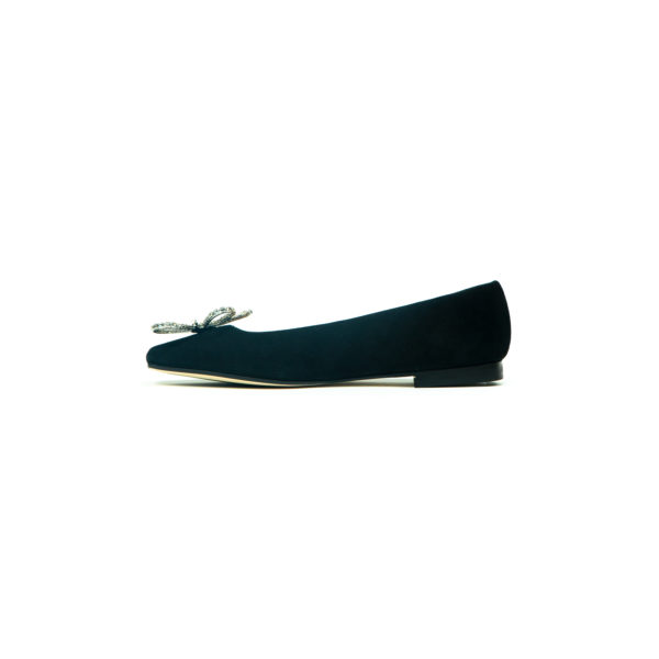 Prosperine Ballerina da Donna in Camoscio con Accessorio Vendita Calda