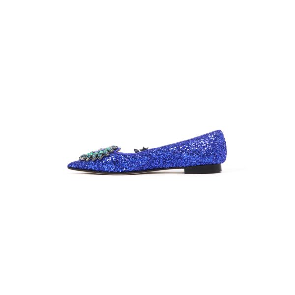 Prosperine Ballerina da Donna in Glitter con Ricamo Negozio