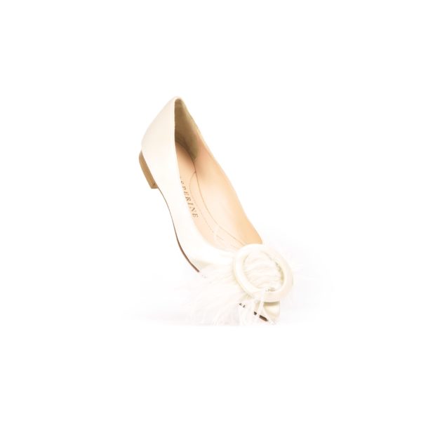 Prosperine Ballerina da Donna in Raso con Piume Nuovo