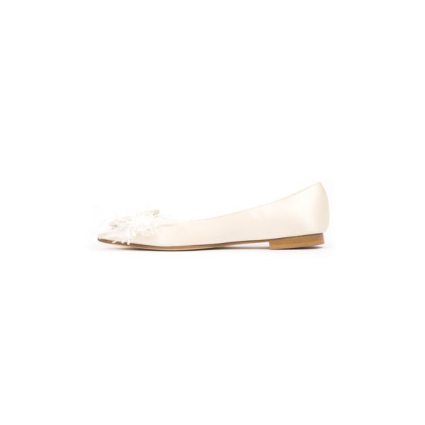 Prosperine Ballerina da Donna in Raso con Piume Nuovo