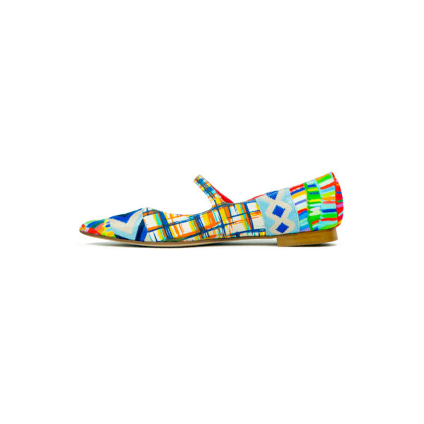 Prosperine Ballerina da Donna in Tessuto Multicolor Soddisfazione Garantita