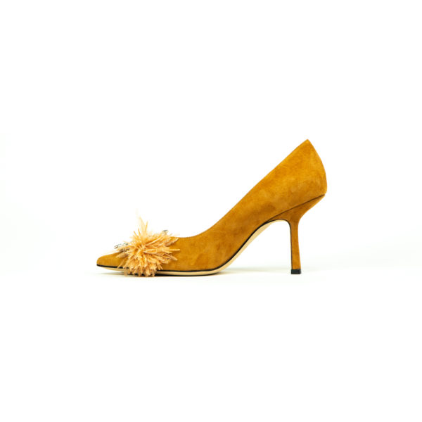 Prosperine Decolletè da Donna in Camoscio Camel Novità
