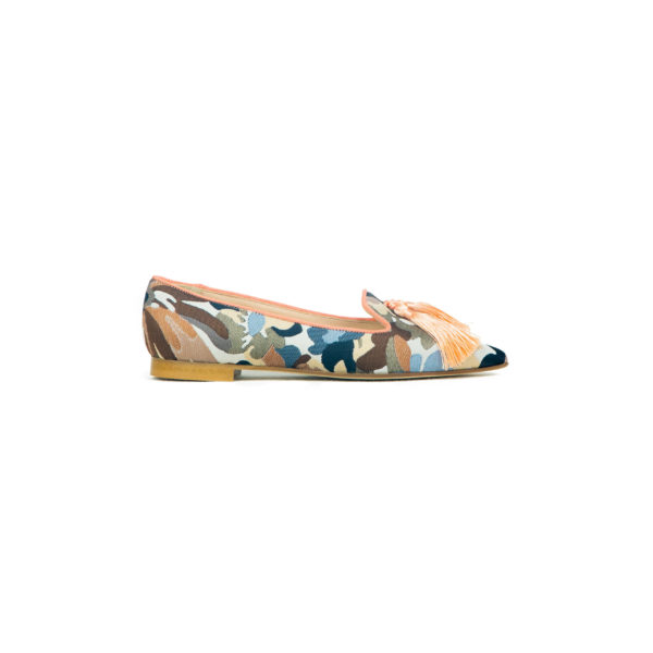 Prosperine Mocassino da Donna in Tessuto con Nappine Outlet
