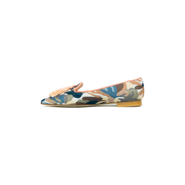 Prosperine Mocassino da Donna in Tessuto con Nappine Outlet