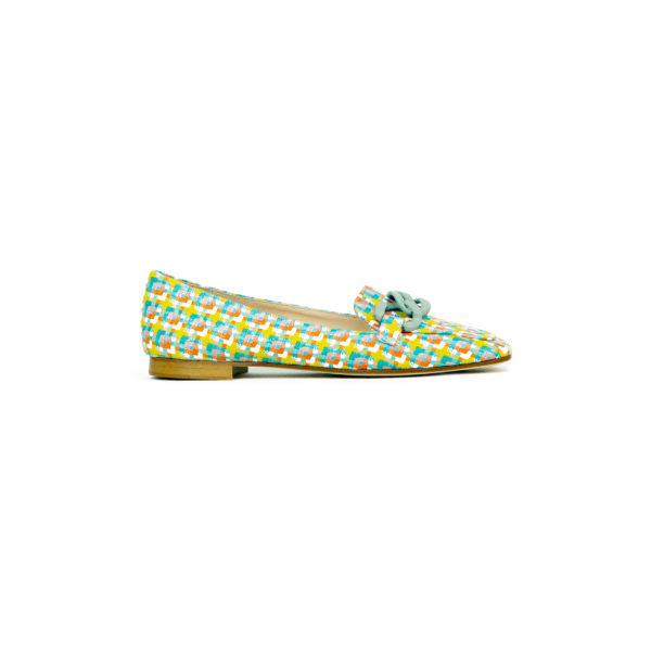 Prosperine Mocassino da Donna in Tessuto Multicolor In Vendita