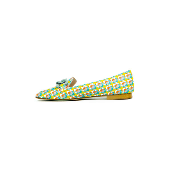 Prosperine Mocassino da Donna in Tessuto Multicolor In Vendita