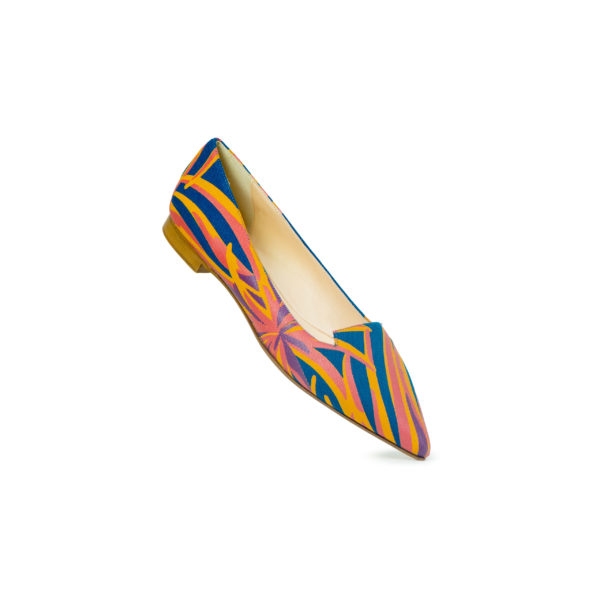Prosperine Mocassino da Donna in Tessuto Stampe Palma Saldi