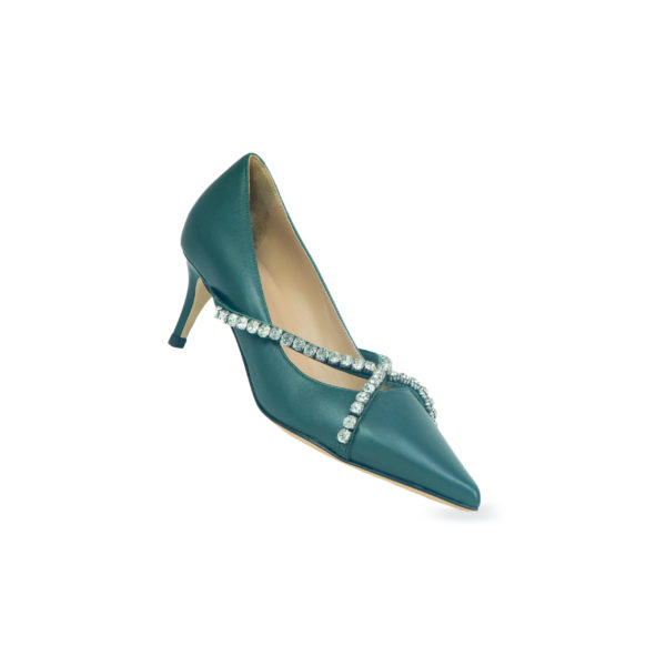 Prosperine Decolletè da Donna in Nappa con Swarovski In Linea