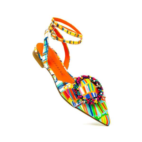 Prosperine Sandalo da Donna in Tessuto Multicolor Shopping Online