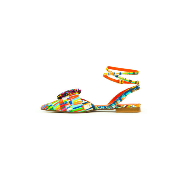 Prosperine Sandalo da Donna in Tessuto Multicolor Shopping Online