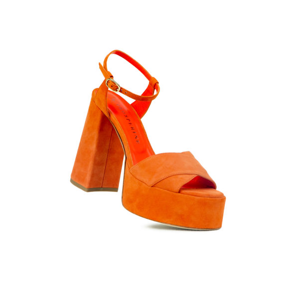 Prosperine Sandalo da Donna con Plateau in Camoscio Nuovo