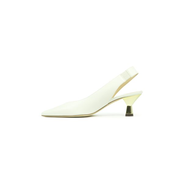 Prosperine Sandalo da Donna in Nappa con Tacco Laccato Oro Fino Al -60%