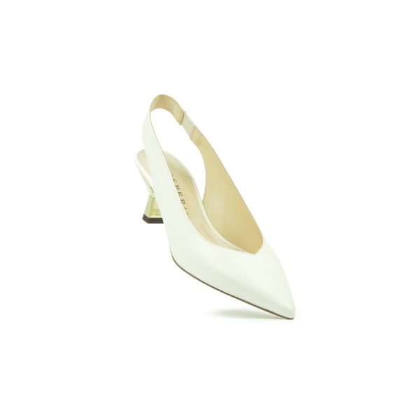 Prosperine Sandalo da Donna in Nappa con Tacco Laccato Oro Fino Al -60%