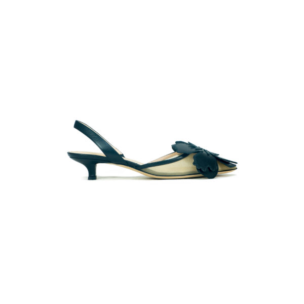 Prosperine Slingback da Donna in Rete e Nappa In Saldo