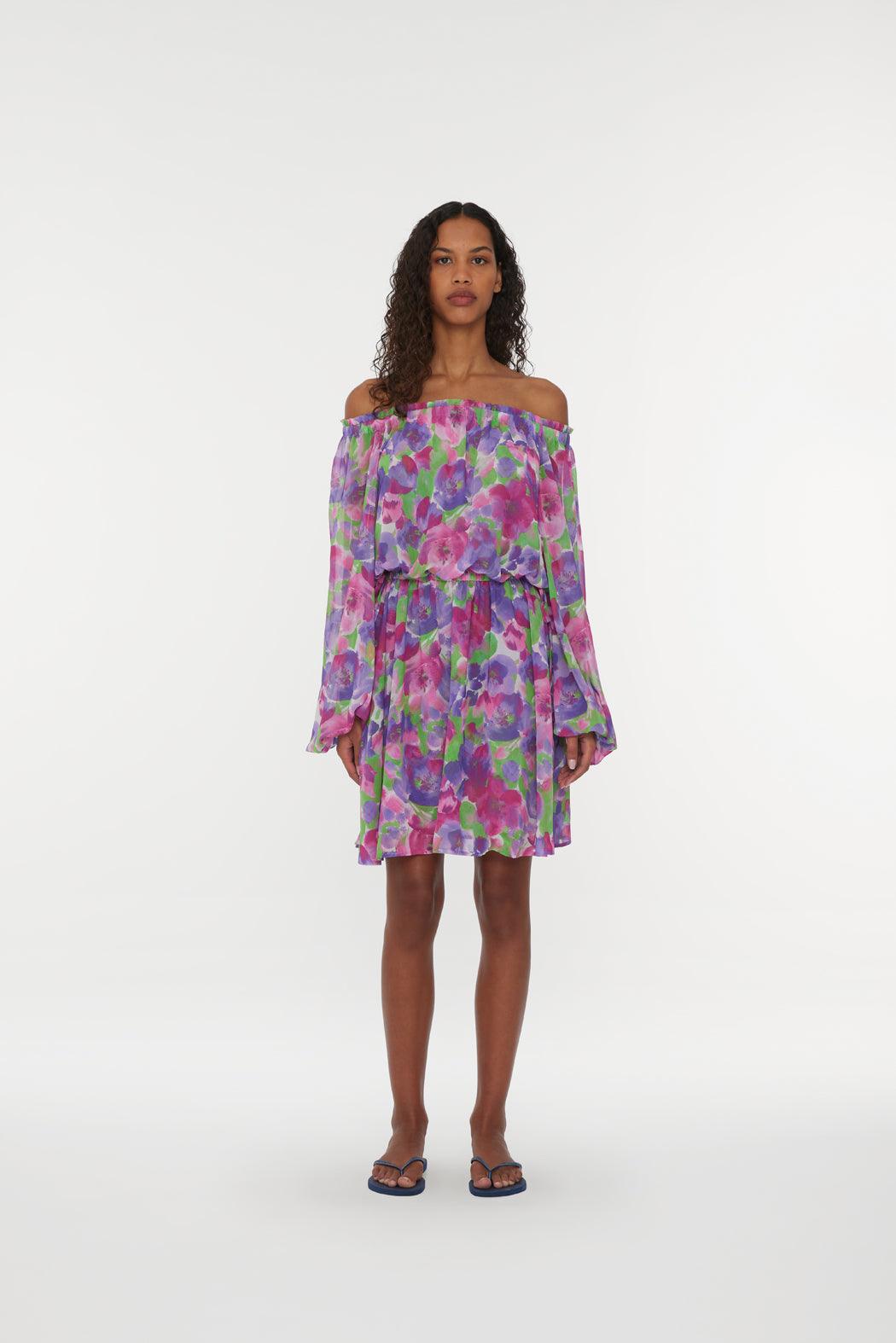 Reina Olga Light Flowy Mini Dress Convenienza