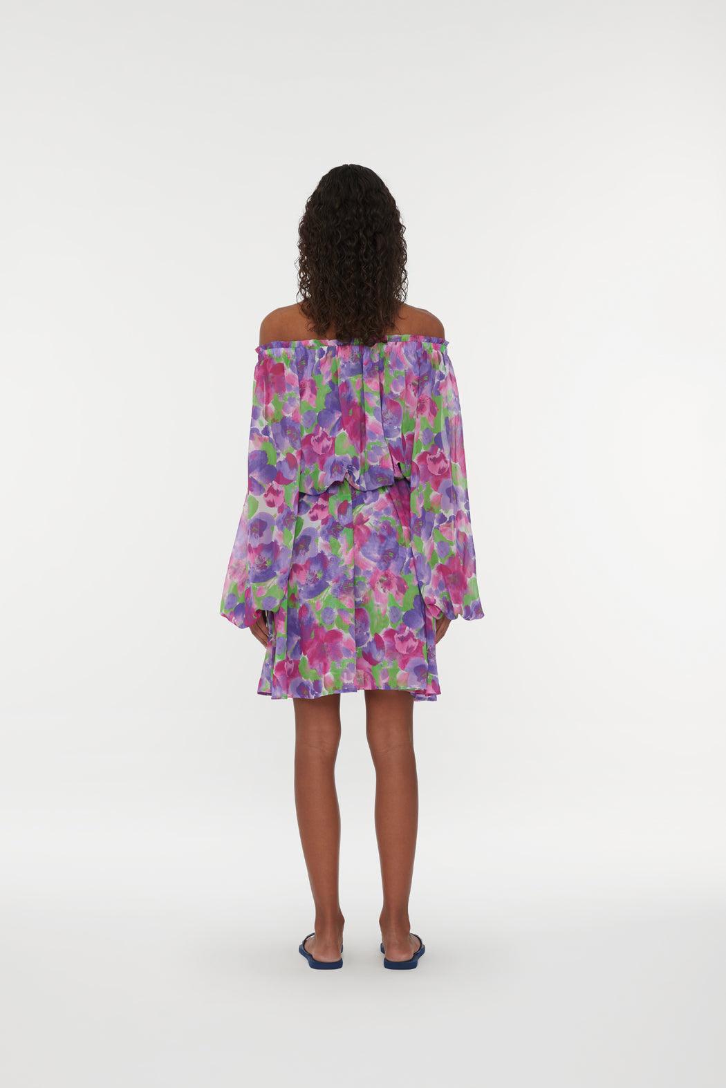 Reina Olga Light Flowy Mini Dress Convenienza