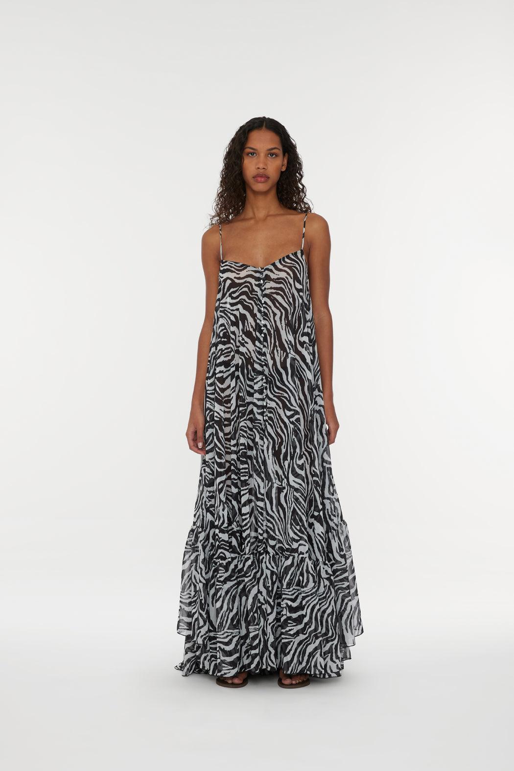 Reina Olga Light Flowy Maxi Dress Sconto