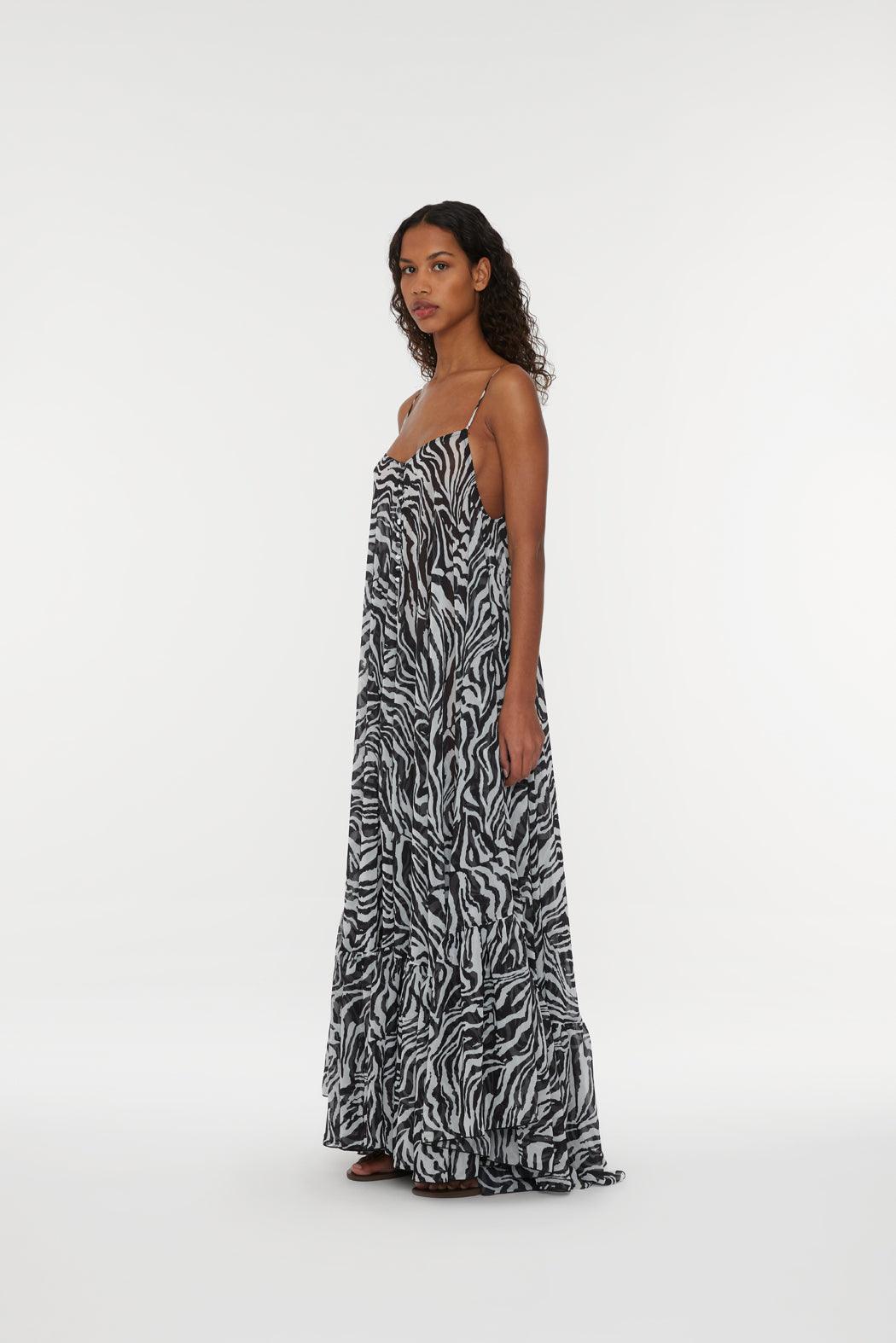 Reina Olga Light Flowy Maxi Dress Sconto