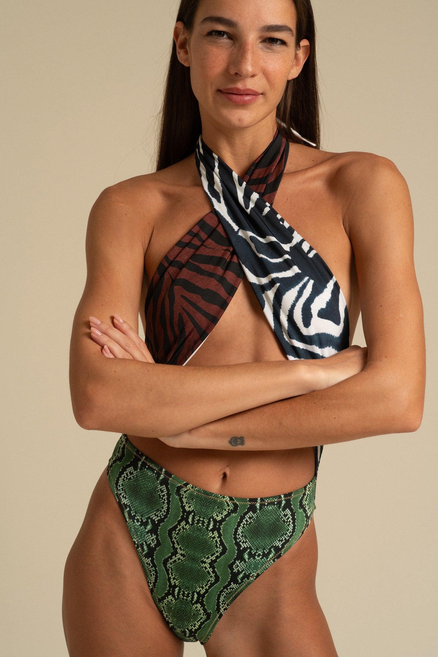 Reina Olga Italian Stallion Swimsuit Nuova