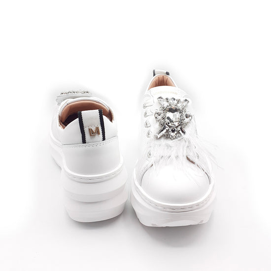 ﻿Lorenzo Mari Sneakers Veronica white Affare Del Giorno