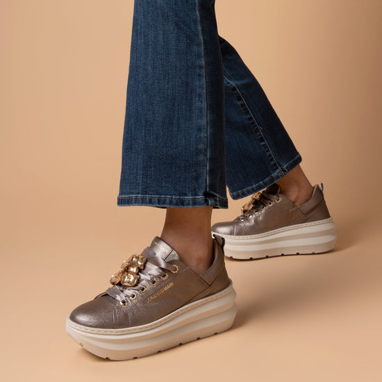 Lorenzo Mari Sneakers Ariel nocciola Vendita Calda
