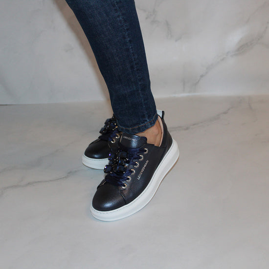 Lorenzo Mari Sneaker Jasmine Blu In Saldo