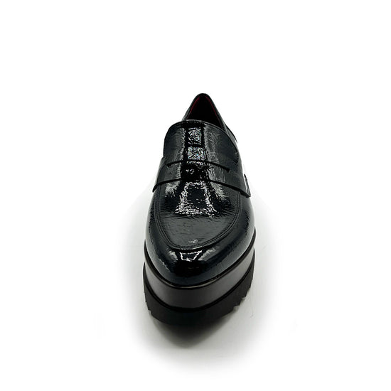 Lorenzo Mari Mocassino Clea 7 Vernice Nero 2025