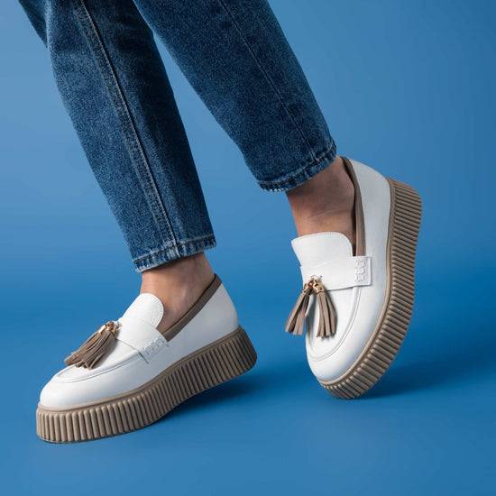 Lorenzo Mari Mocassino Sally Off white Pezzi Unici