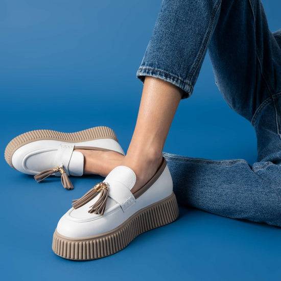 Lorenzo Mari Mocassino Sally Off white Pezzi Unici
