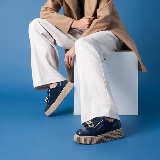 Lorenzo Mari Sneakers Sally 12 Blu Qualità