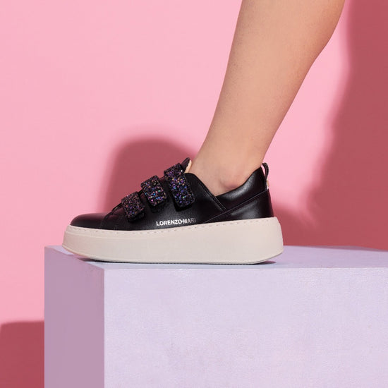 Lorenzo Mari Sneakers Flora Black Offerta