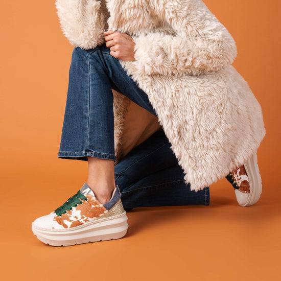 Lorenzo Mari Sneaker JANE Mucca Cuoio Vendita Economica