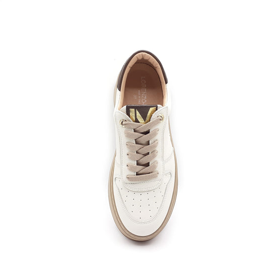 Lorenzo Mari Sneakers Matilde Latte Saldi Di Fabbrica