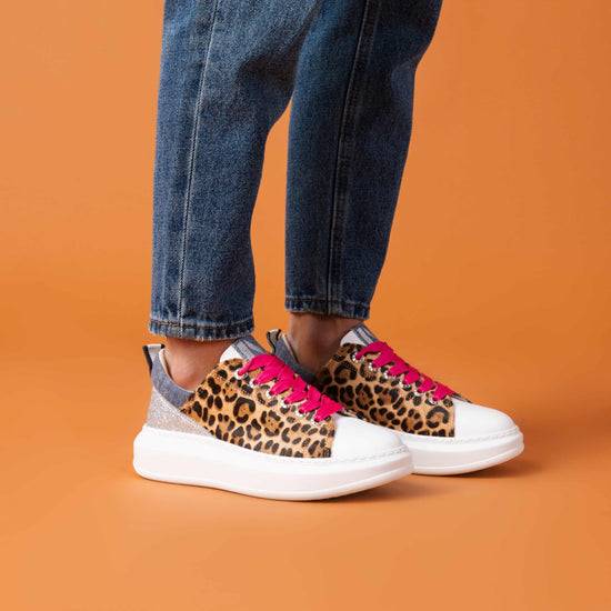 Lorenzo Mari Sneaker JOY Leopard In Saldo