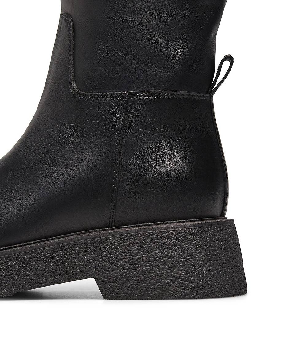 Loriblu Stivali in pelle e shearling nero Soddisfazione Garantita