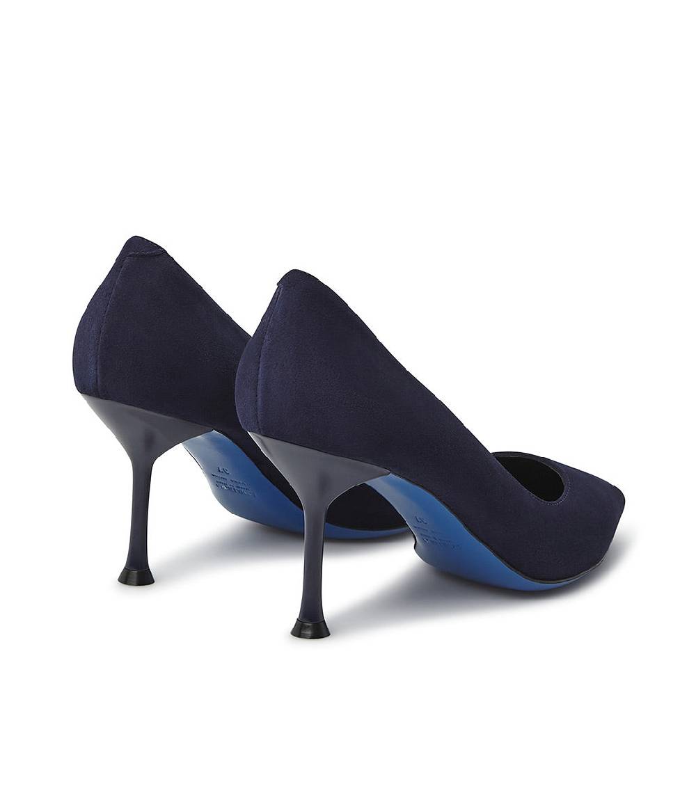 Loriblu Decollete in pelle scamosciata blu Qualità Garantita