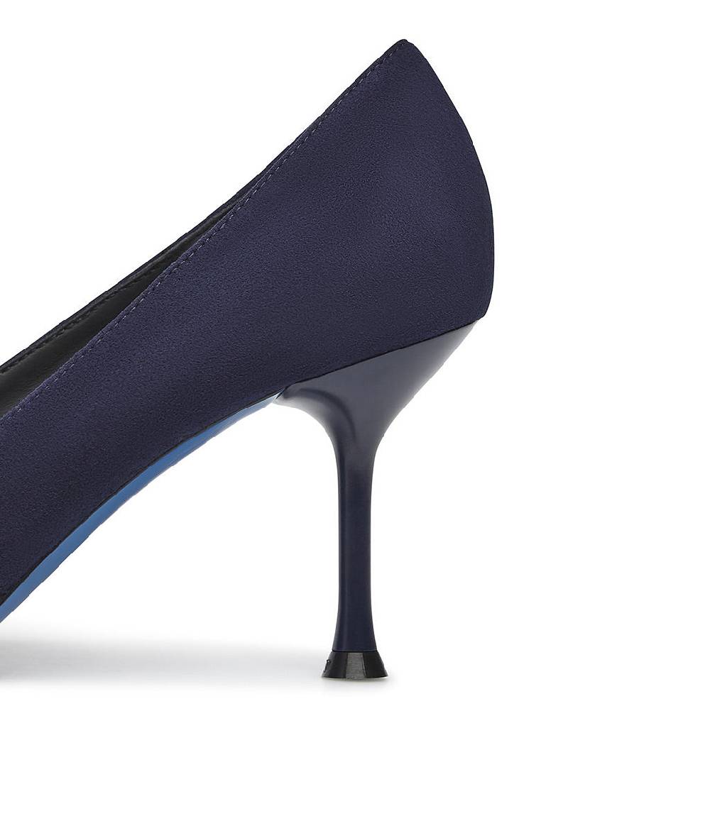 Loriblu Decollete in pelle scamosciata blu Qualità Garantita